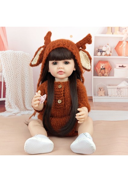 3 Yaş ve Üzeri Için Emzikli ve Biberonlu 55 cm Bebek (Yurt Dışından)