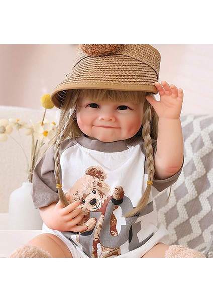 Pudralı Emzik ve Biberon ile 55CM Bebek. 3 Yaşından Büyük Çocuklar Için Uygundur (Yurt Dışından) fiyatları