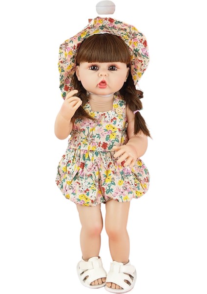 Emzikli ve Biberonlu 55 cm Bebek, 3 Yaş ve Üzeri Için Uygundur (Yurt Dışından)