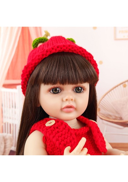 Emzikli ve Biberonlu 55 cm Bebek, 3 Yaş ve Üzeri Için Uygundur (Yurt Dışından)