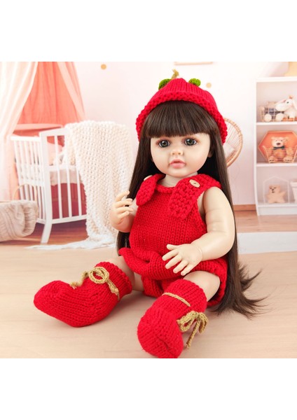 Emzikli ve Biberonlu 55 cm Bebek, 3 Yaş ve Üzeri Için Uygundur (Yurt Dışından)
