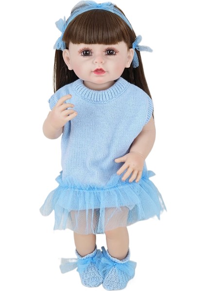 Emzikli ve Biberonlu 55 cm Bebek, 3 Yaş ve Üzeri Için Uygundur (Yurt Dışından)
