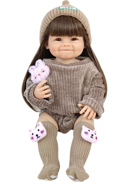 Emzikli ve Biberonlu 55 cm Bebek, 3 Yaş ve Üzeri Için Uygundur (Yurt Dışından)