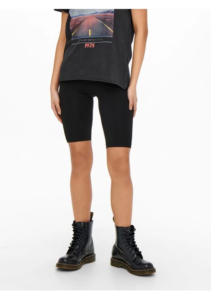 15174969 Bayan Sort Tayt - Siyah fiyatları