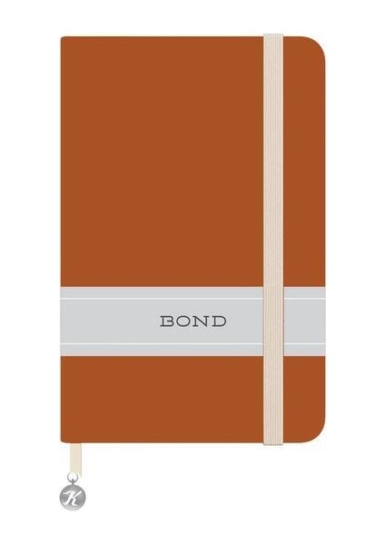 Keskin 9*14 96 Yp.çizgili Ciltli Bond Defter - Turuncu