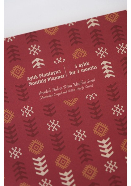 Aylık Planlayıcı-Monthly Planner / Anadolu Kırmızı fırsatları