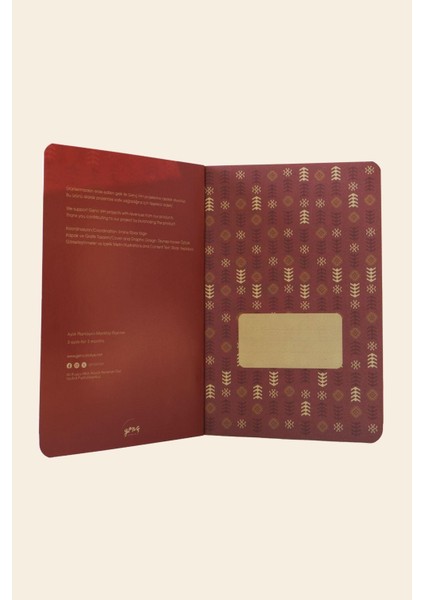 Aylık Planlayıcı-Monthly Planner / Anadolu Kırmızı indirimleri