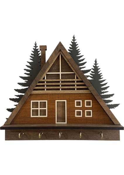 Bungalov Anahtarlık|25 x 23 cm |AN1005