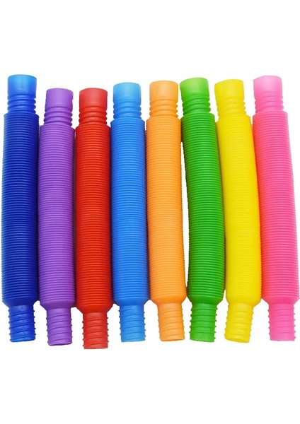 8 Pack Büyük Pop Tüpleri Fidget Oyuncaklar Anksiyetesi Için Duyusal Oyuncak Çocuklar Için Yetişkinler Öğrenen Oyuncaklar Yeni Yetişkinler Streç Tüp Renk: 8pcs 2.9cm (Yurt Dışından)