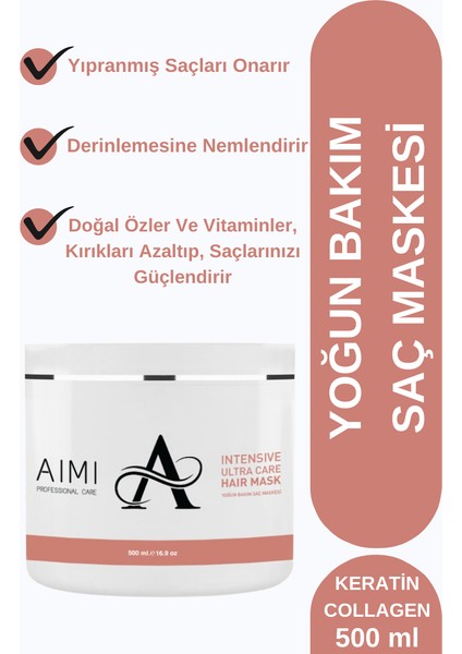 Intensive Repair Yıpranmış Saçlar İçin Yoğun Bakım Saç Maskesi 500 ml
