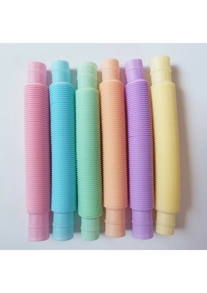8 Pack Büyük Pop Tüpleri Fidget Oyuncaklar Anksiyetesi Için Duyusal Oyuncak Çocuklar Için Yetişkinler Öğrenen Oyuncaklar Yeni Yetişkinler Streç Tüp Renk: Macaroon 6pcs 2.9cm (Yurt Dışından)