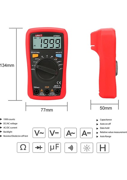 Unı-T UT33A+ Multimetre