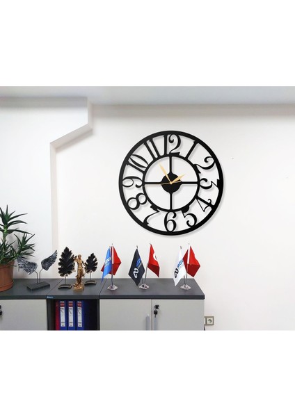 Ev ve Ofis Için Modern Dekoratif Metal Duvar Saati