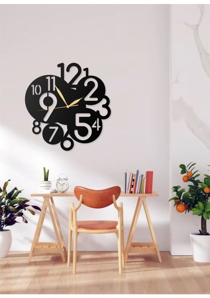 Ev ve Ofis Için Modern Dekoratif Metal Duvar Saati