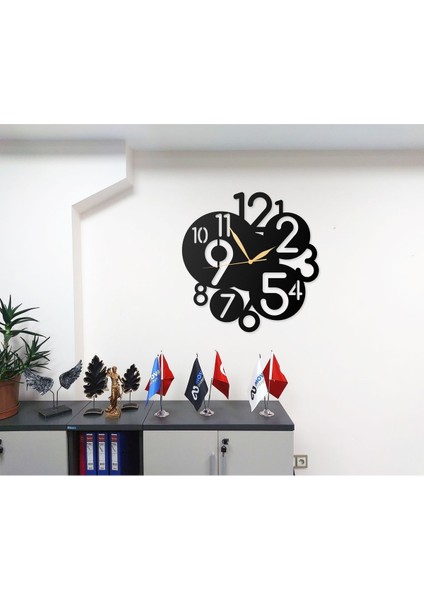 Ev ve Ofis Için Modern Dekoratif Metal Duvar Saati