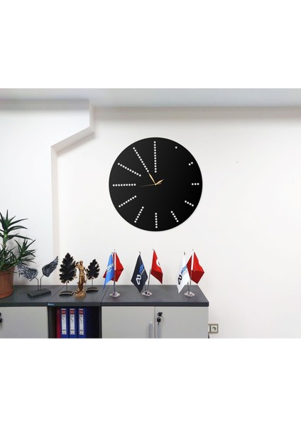 Ev ve Ofis Için Modern Dekoratif Metal Duvar Saati