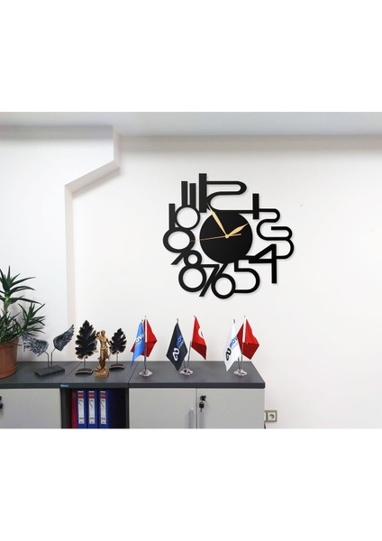 Ev ve Ofis Için Modern Dekoratif Metal Duvar Saati