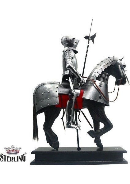 Iron Knight Atlı Dekoratif Süs