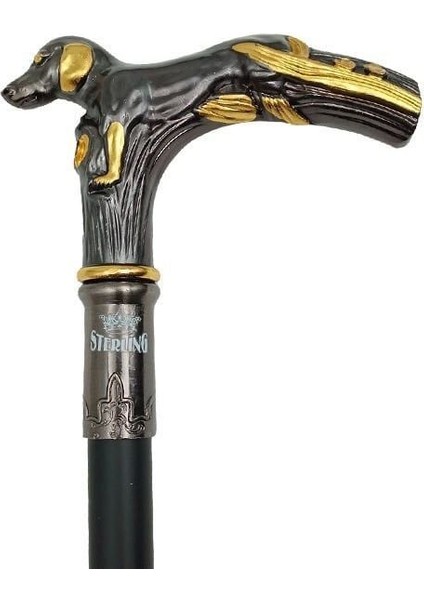 88 cm Köpek Başlı Baston