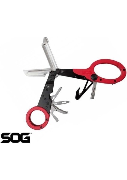 Parashears Çok Amaçlı Kırmızı Makas
