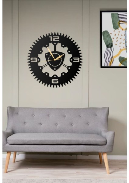 Anahtar Dişli Tamirci Tasarımlı Dekoratif Metal Duvar Saati fiyatları