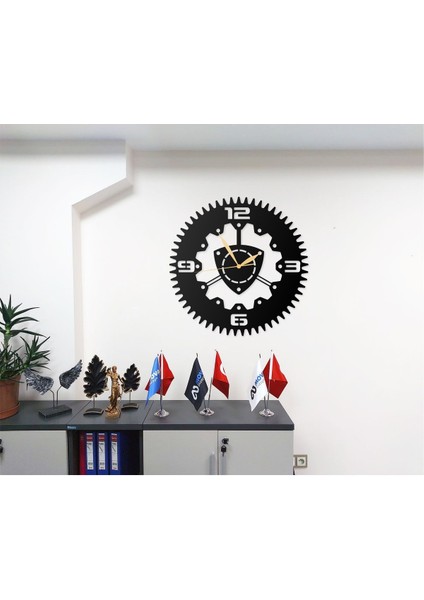 Anahtar Dişli Tamirci Tasarımlı Dekoratif Metal Duvar Saati modelleri