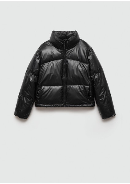 Metalik Puffer Anorak