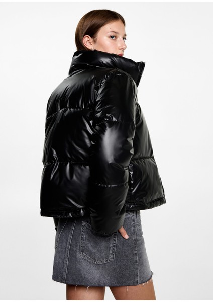 Metalik Puffer Anorak