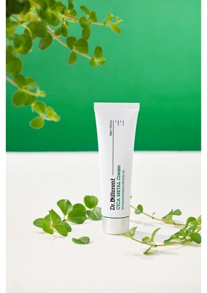Dr.different Cica Metal Cream - Hassas ve Kuru Ciltler Için Derma Metal ve Cica Içerikli Yoğun Bakım Kremi