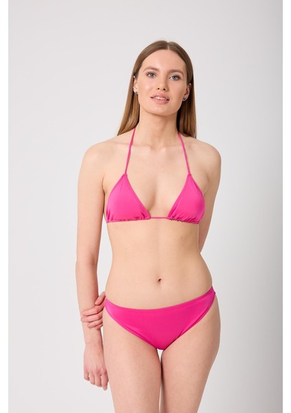 Kadın Dolgulu Takım Pembe Bikini modelleri