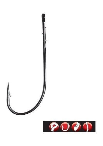 Worm 31 No:3/0 Siyah Olta Iğnesi 6 Adet fiyatları