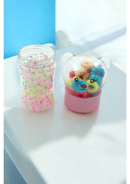 Premium Lastik Toka Set Kutulu Kopmaz Perma Lastik ve Bebek Tokası 1011 modelleri