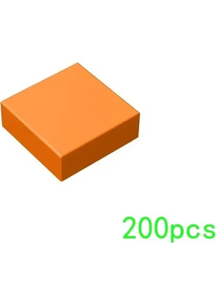 200PCS Parçacıkları Montajlar 3070 30039 1x1 Fayans Değişimi Yakalama Yapı Taşları Tuğlalar Parçalar Diy Meclis Eğitim Oyuncakları Hediye Renk: M0660-05 (Yurt Dışından)