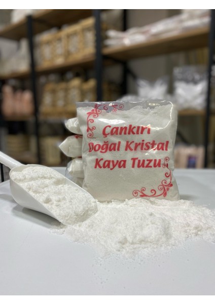 Taş Değirmende Öğütülmüş Doğal Çankırı Kristal Kaya Sofra Tuzu Toz (5 kg) Mavi Etiket modelleri