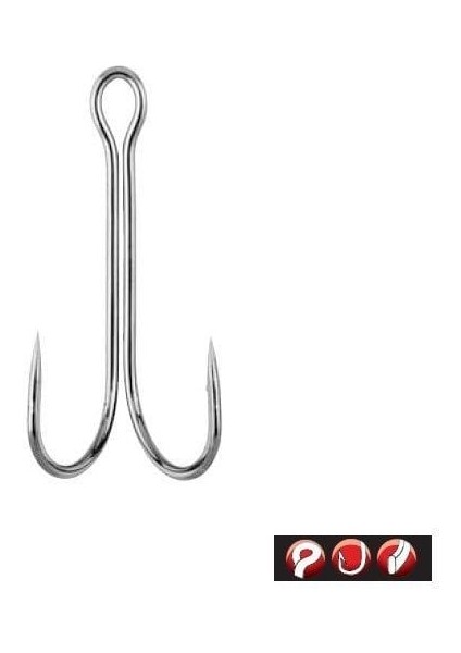 Double 22 Long Shank No:1-0 Uzun Pala Ikili Iğne 6 Adet fiyatları