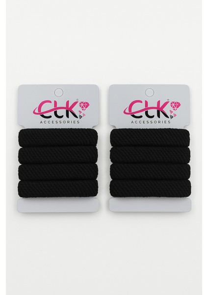 Premium Seri 8'li Kalın Esnek Kopmaz Lastik Toka Karışık Renk Lastik Toka (2 Paket Karışık Renk Seçenekleriyle Gönderim Sağlanmaktadır.)