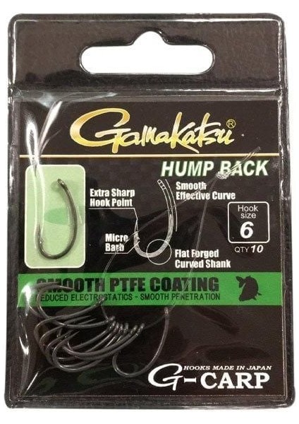 G-Carp Hump Back No:6 Sazan Iğnesi 10 Adet modelleri