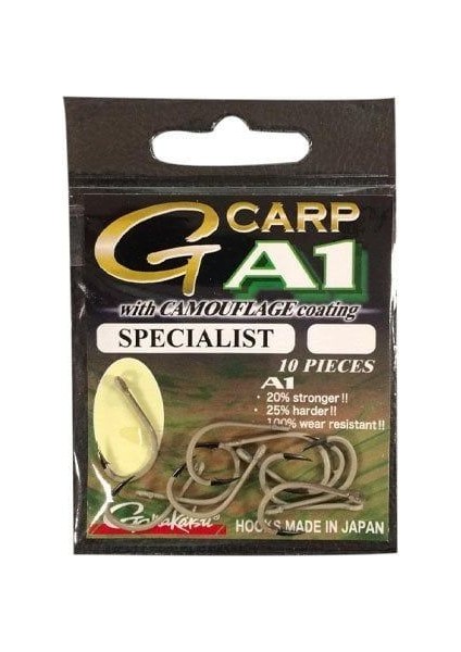 A1G-C.CAMOUGREEN No:6 Sazan Iğnesi 10ADET