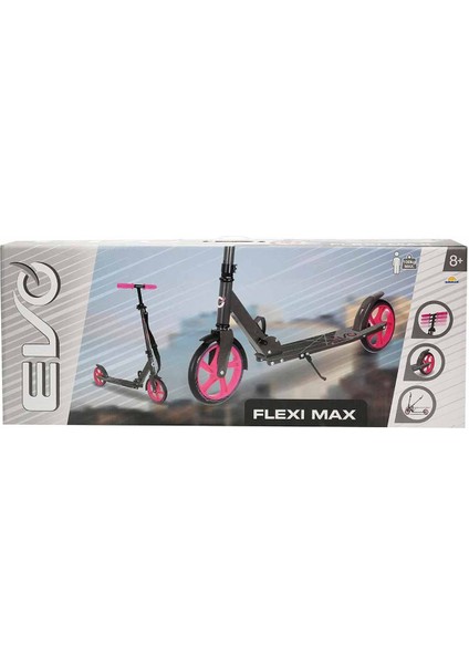 2 Tekerlekli Flexi Max Pembe Scooter: Pembe Enerji ve Maksimum Esneklik Bir Arada!