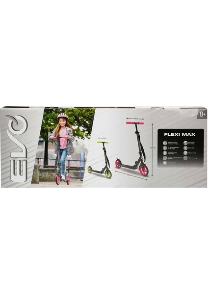 2 Tekerlekli Flexi Max Pembe Scooter: Pembe Enerji ve Maksimum Esneklik Bir Arada!