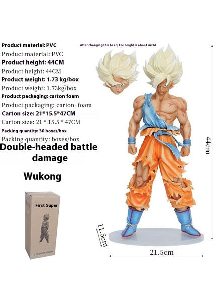 Yedi Dragon Ball Süper Saiyan Goku Gelgit Oyun Kolu Modeli Süsler Heykel Hediyeler (Yurt Dışından) modelleri