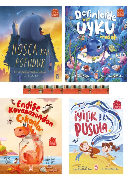 Hoşça Kal Pofuduk, Iyilik Bir Pusula,derinlerde Bir Uyku Masalı,endişe Kavanozundan Çıkanlar(4kitap)