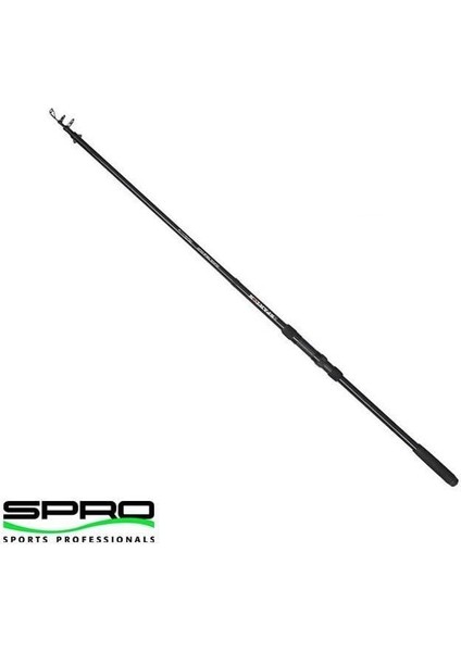 Spartan Black Tele Carp 350 cm 150G Atarlı Karbon Teleskopik Sazan Kamışı