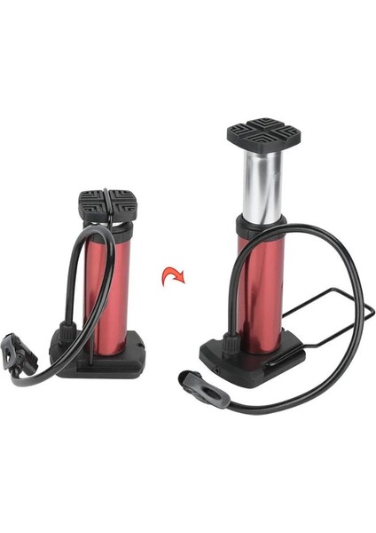Bisiklet Motosiklet Lastik Şişirme Ayak Hava Pompası Oto Araç Lastik Pompası Top Lastik indirimleri