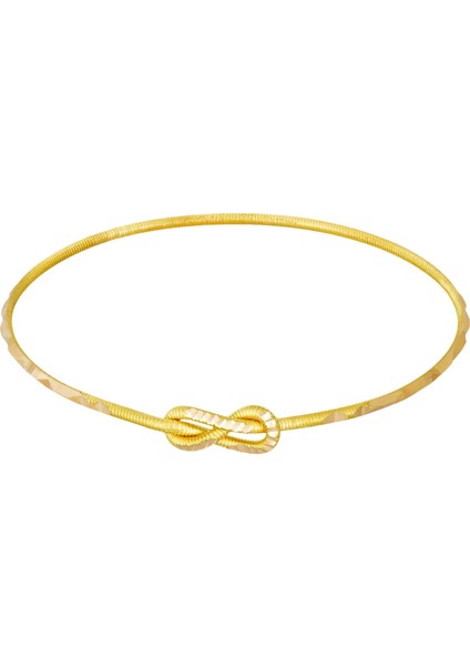 10 Gr 22 Ayar İşçiliksiz Aşk Düğüm Baget Bilezik