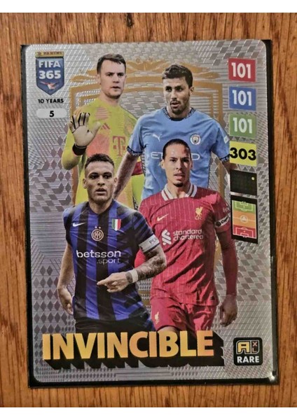 Fıfa 365 Invincible Golden Baller Oyun Kartı