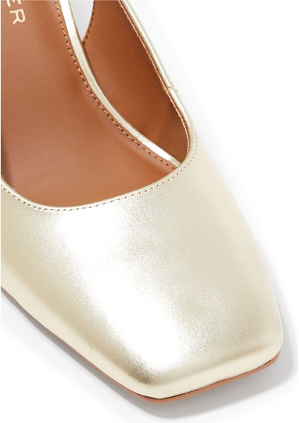 Perspex Topuklu Şeffaf Slingback Ayakkabı 90 fırsatları