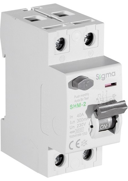 Elektrik SCRC03 Otomatik Yeniden Kurma Ünitesi + 2X40 300MA Kaçak Akım Rölesi