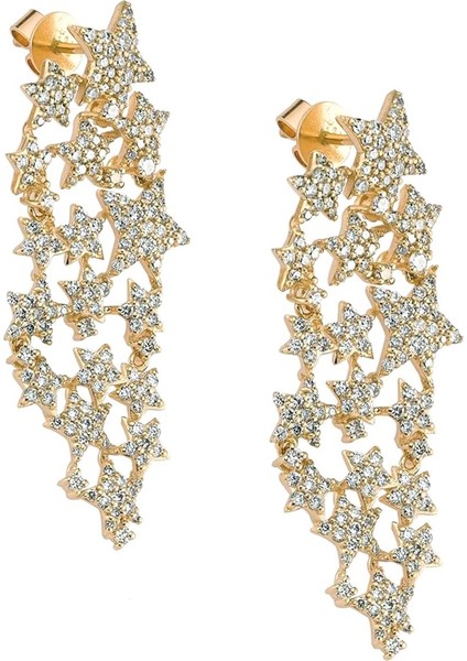 Halley Yıldızlar Vıp Sallantılı Taşlı Küpe fiyatları