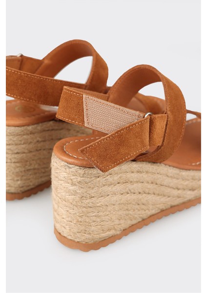 Taba Deri Kadın Espadril